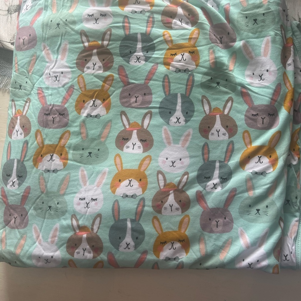 Cute Bunny Print Fabric